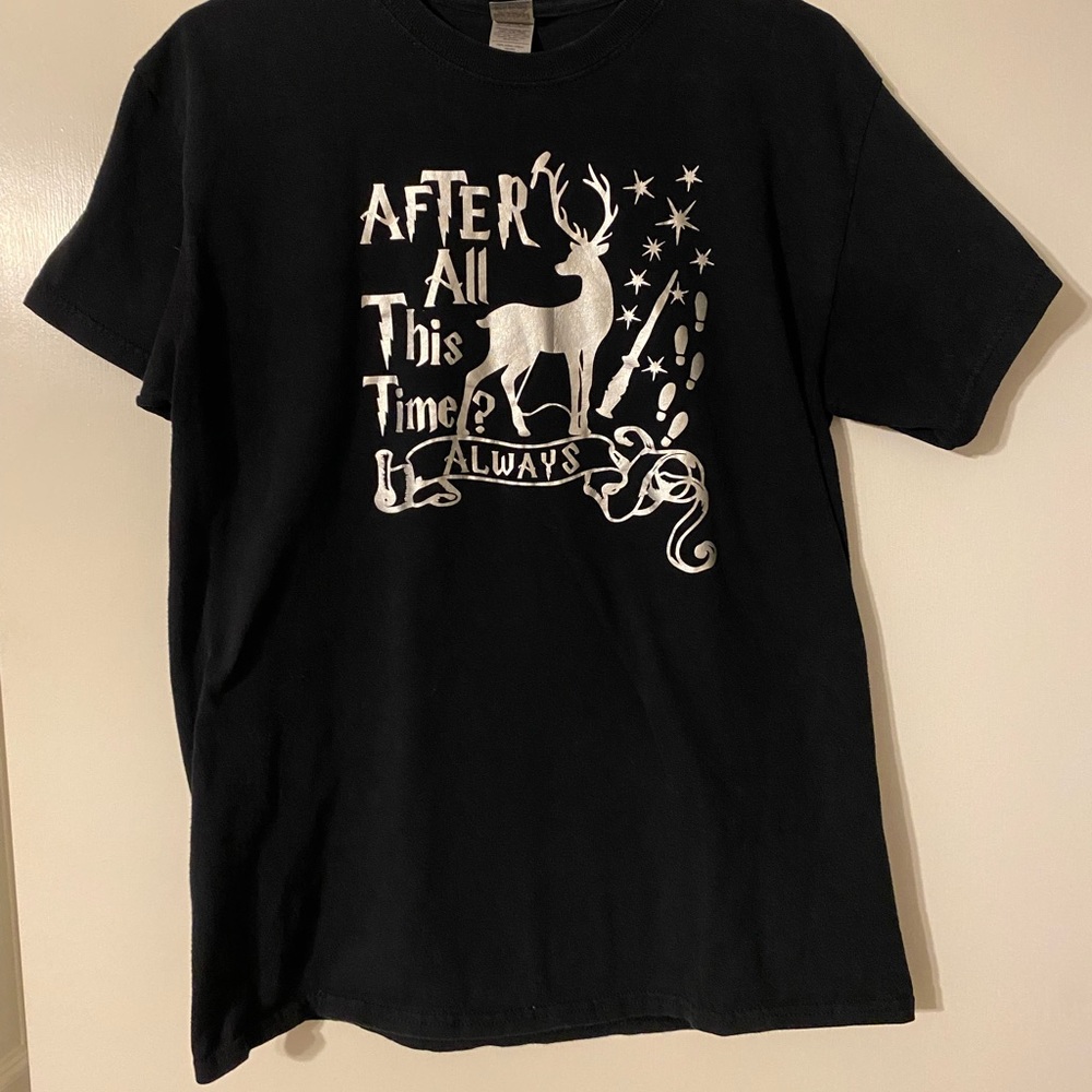 💰Gildan t-shirt Harry Potter quote size medium.